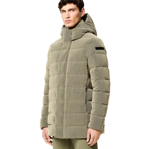 Piumino Uomo Techno Velvet 1000 Tubic, con cappuccio e chiusura frontale nascosta